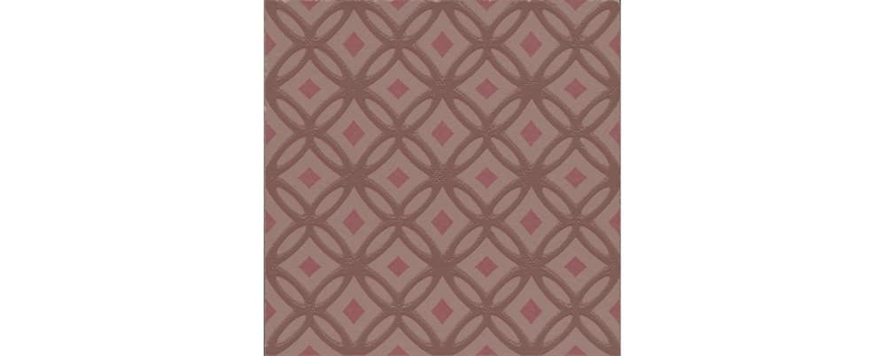 Декор Агуста 1 розовый матовый 9,8x9,8x0,7