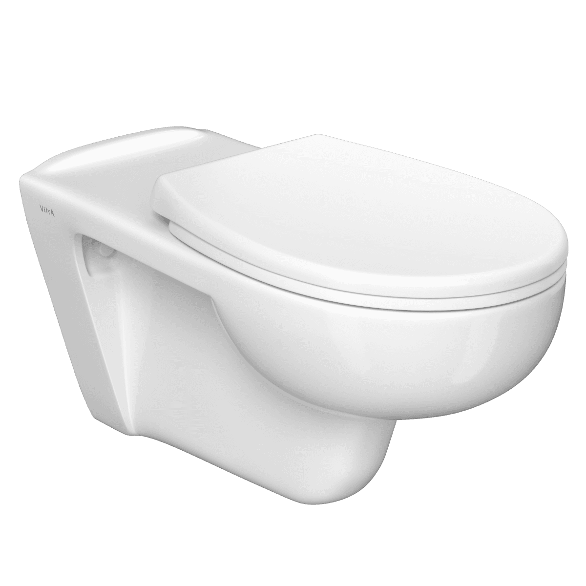 Подвесной унитаз VitrA Conforma (Конформа) 5810B003-6234 безободковый с сиденьем микролифт дюропласт белый глянец санитарный фарфор антибактериальное покрытие Hygiene (Хайджн)