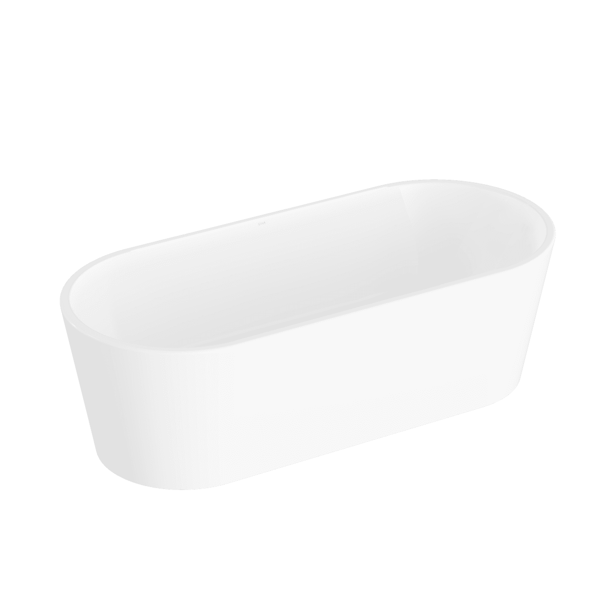 Ванна VitrA Geo (Гео) 65380006000 180 x 80,5 см отдельностоящая акриловая прямоугольная белая