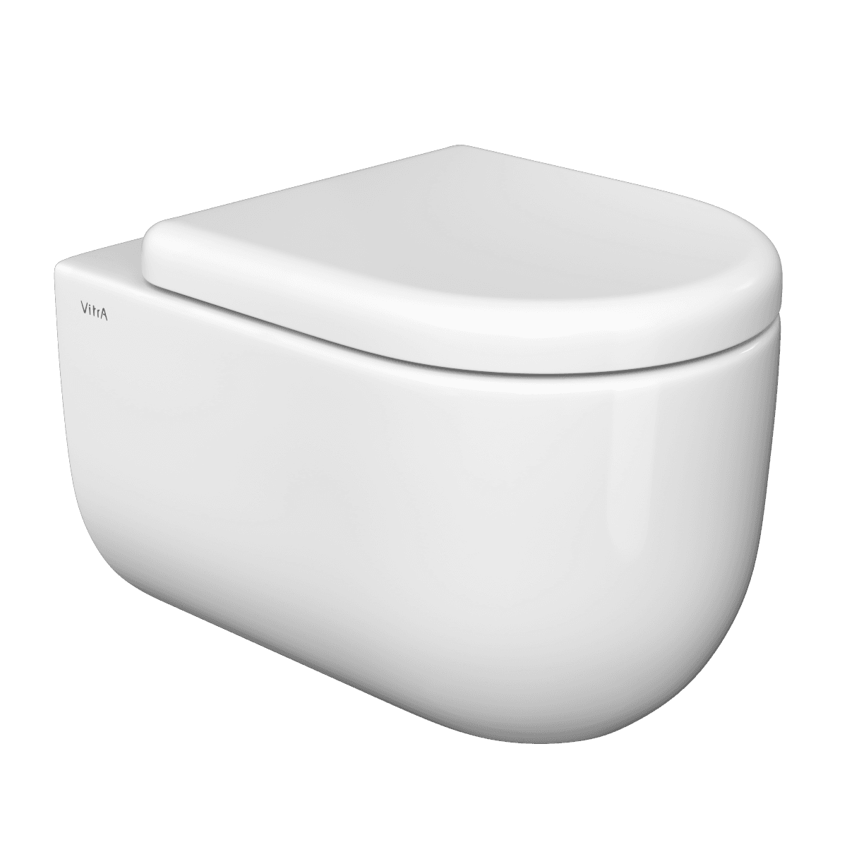Подвесной унитаз VitrA Liquid (Ликвид) 7321B403-0075 безободковый Rim-ex (Рим-экс) белый санитарный фарфор антибактериальное покрытие Hygiene + Clean (Хайджн + Клин)