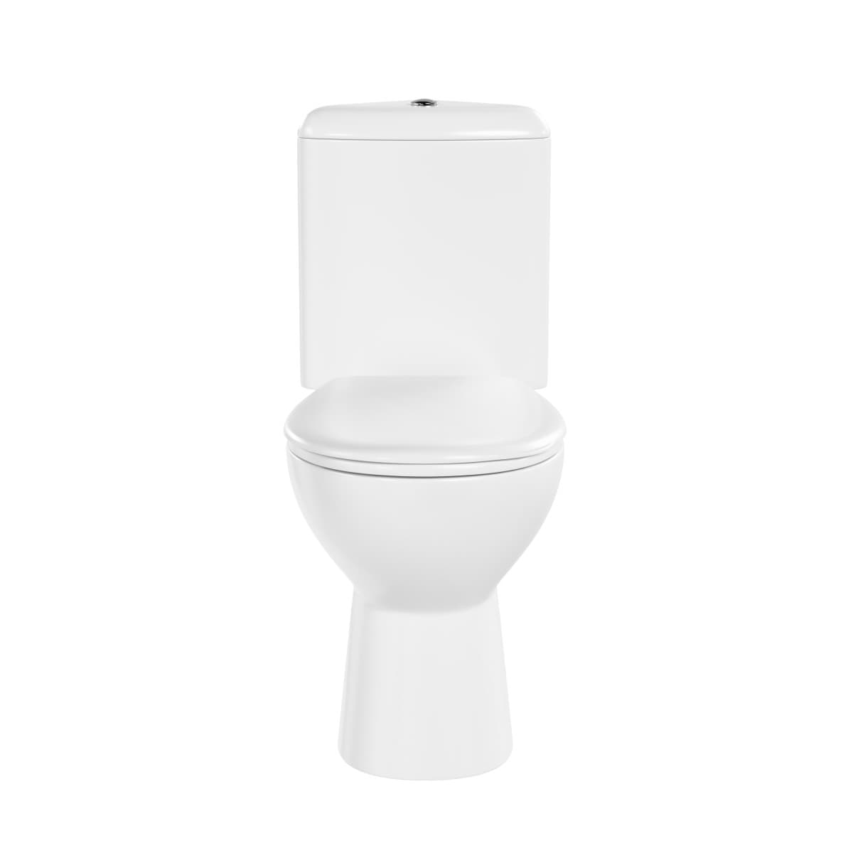 Унитаз-компакт напольный VitrA Arkitekt (Аркитект) 9754B003-7201 угловой с сиденьем микролифт белый санитарный фарфор антибактериальное покрытие Hygiene (Хайджн)
