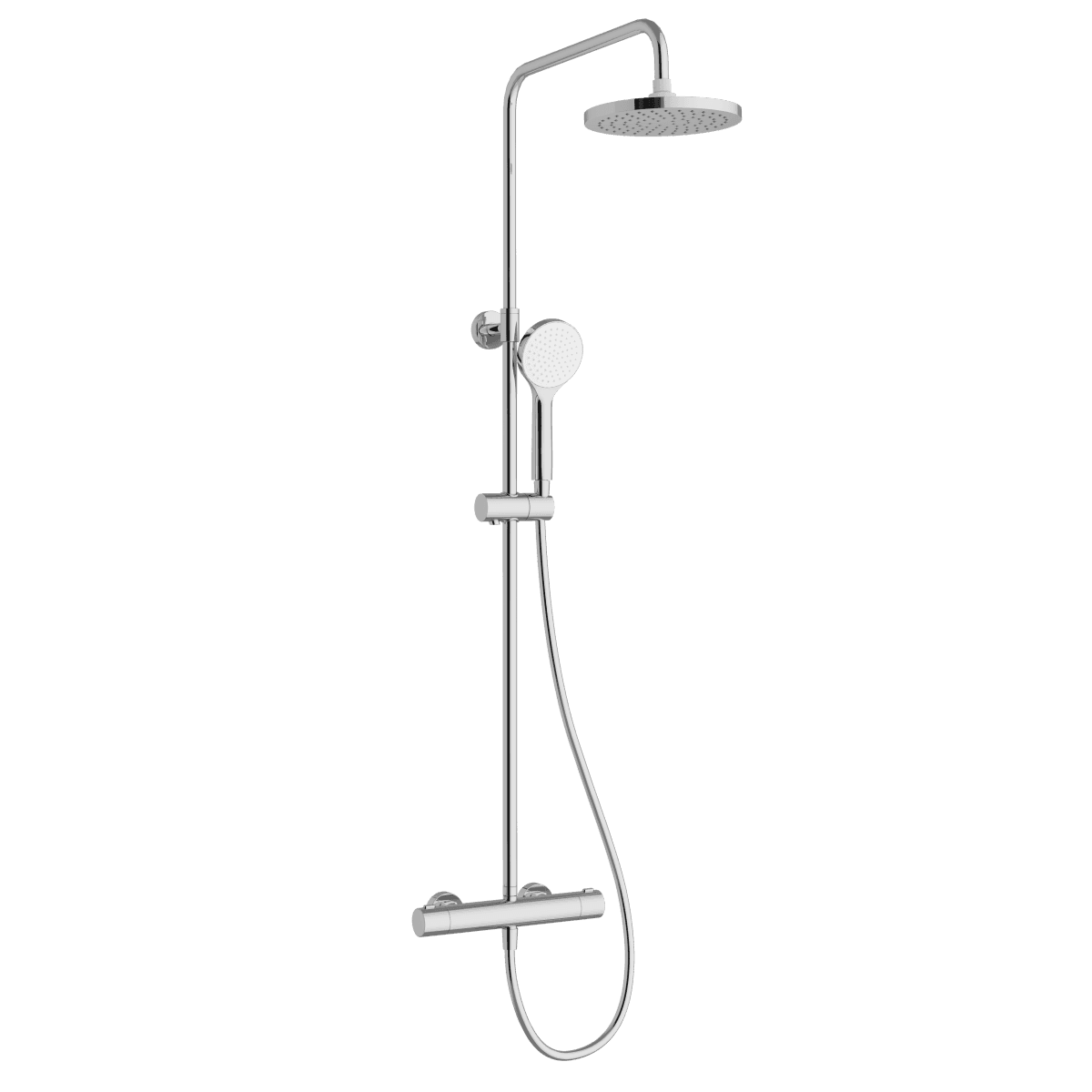 Душевая система VitrA Joy (Джой) A47298EXP с термостатическим смесителем и ручным душем хром
